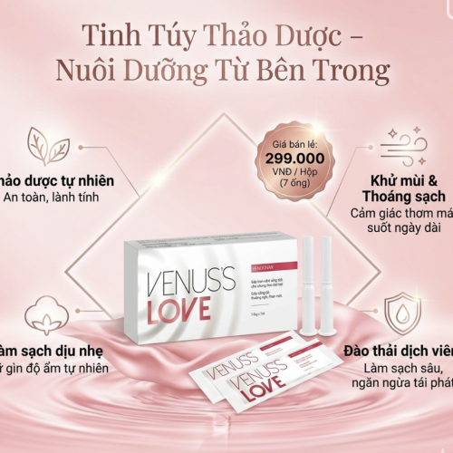 Gel Phụ Khoa Thảo Dược Venus's Love 1 Hộp